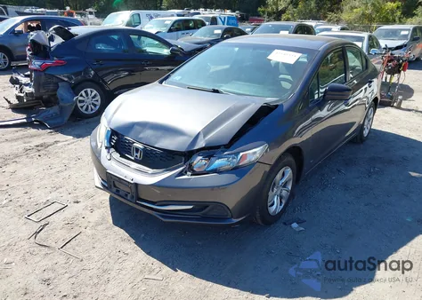 2014 Honda Civic Lx из США, поврежденный, VIN 2HGFB2F56EH543201